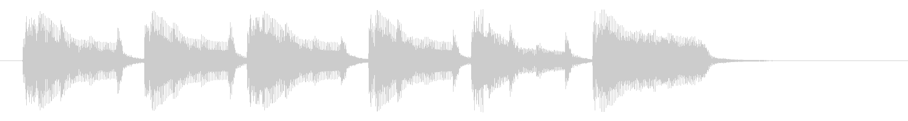 Instrumental song with a sense of tension and doubt's unreproduced waveform