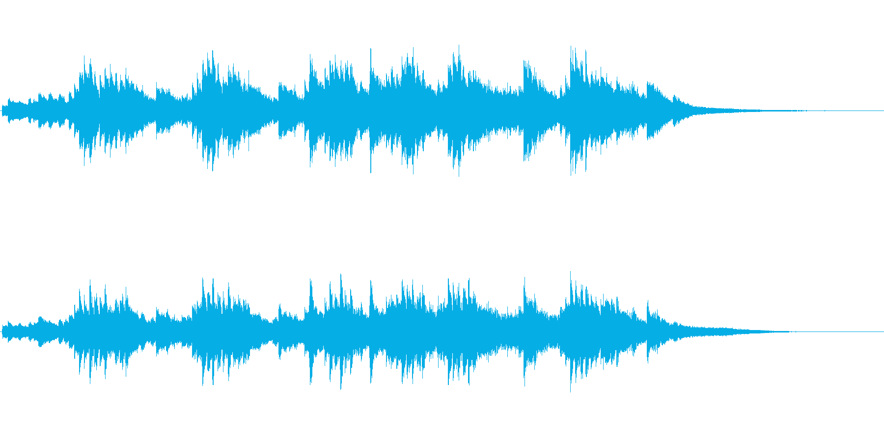 メランコリックなピアノが印象的なジングルの再生済みの波形