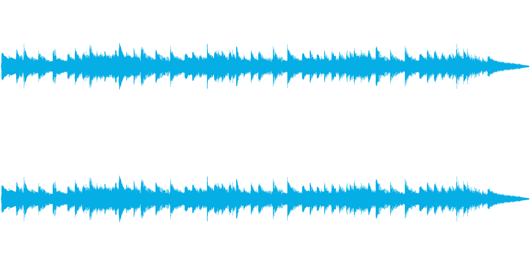 アラーム音-1 15秒の再生済みの波形