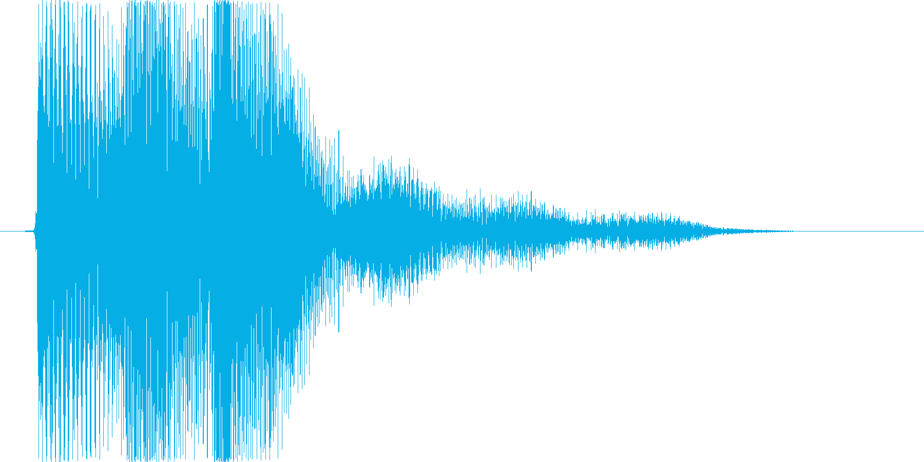 ピロリという和音のSEの再生済みの波形