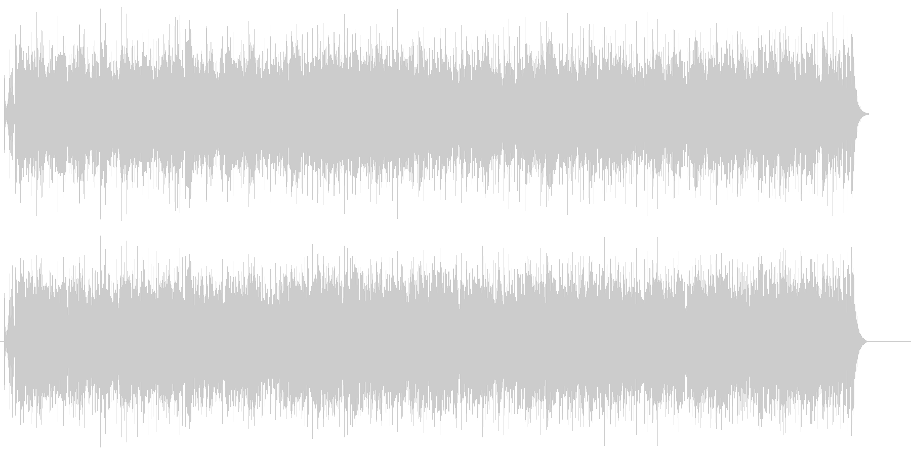 歌謡曲アレンジのメッセージソング風の未再生の波形