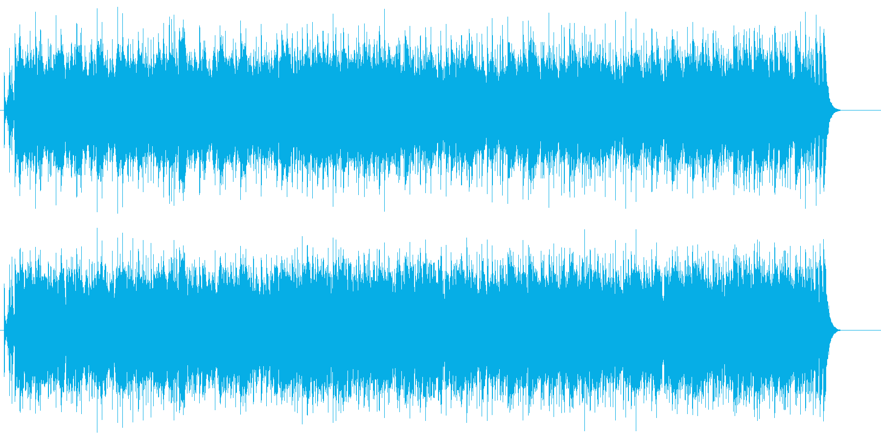 歌謡曲アレンジのメッセージソング風の再生済みの波形