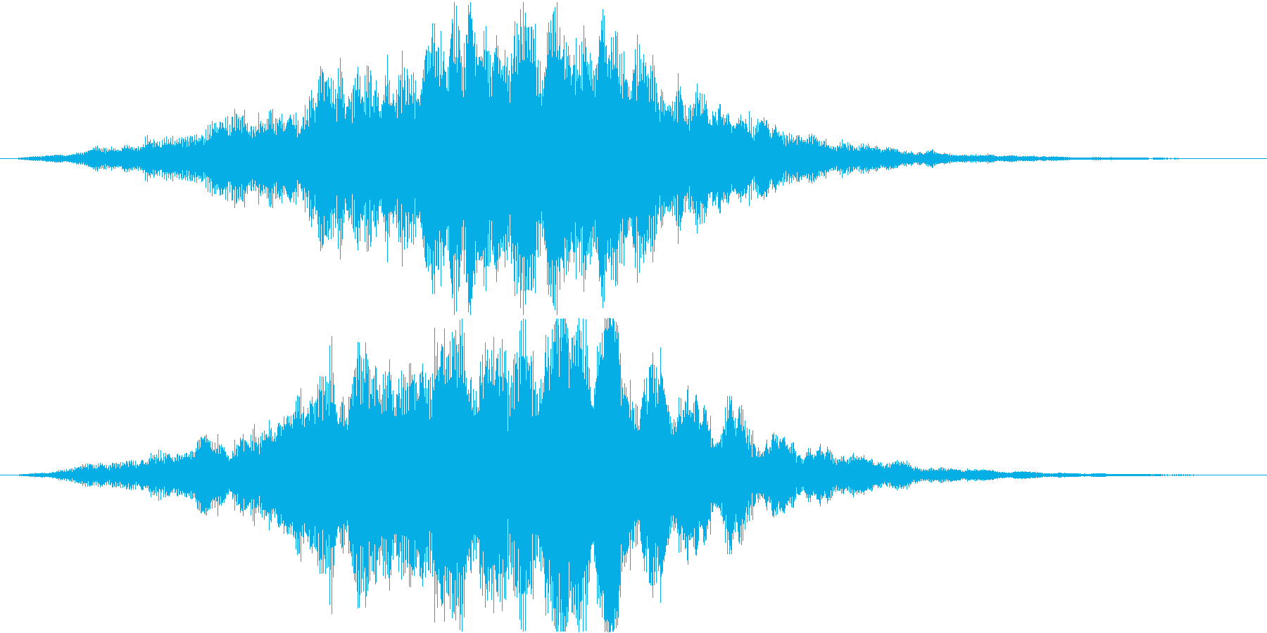 空間的なパッドの効果音です。の再生済みの波形