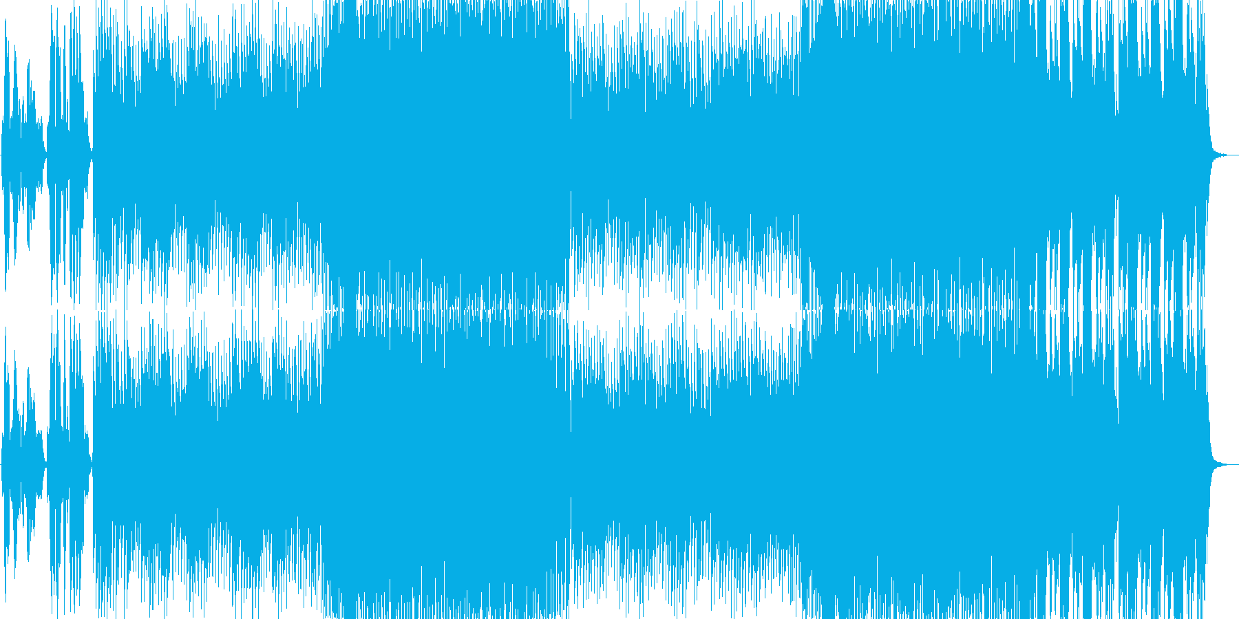 EDM 女性ヴォーカルの再生済みの波形