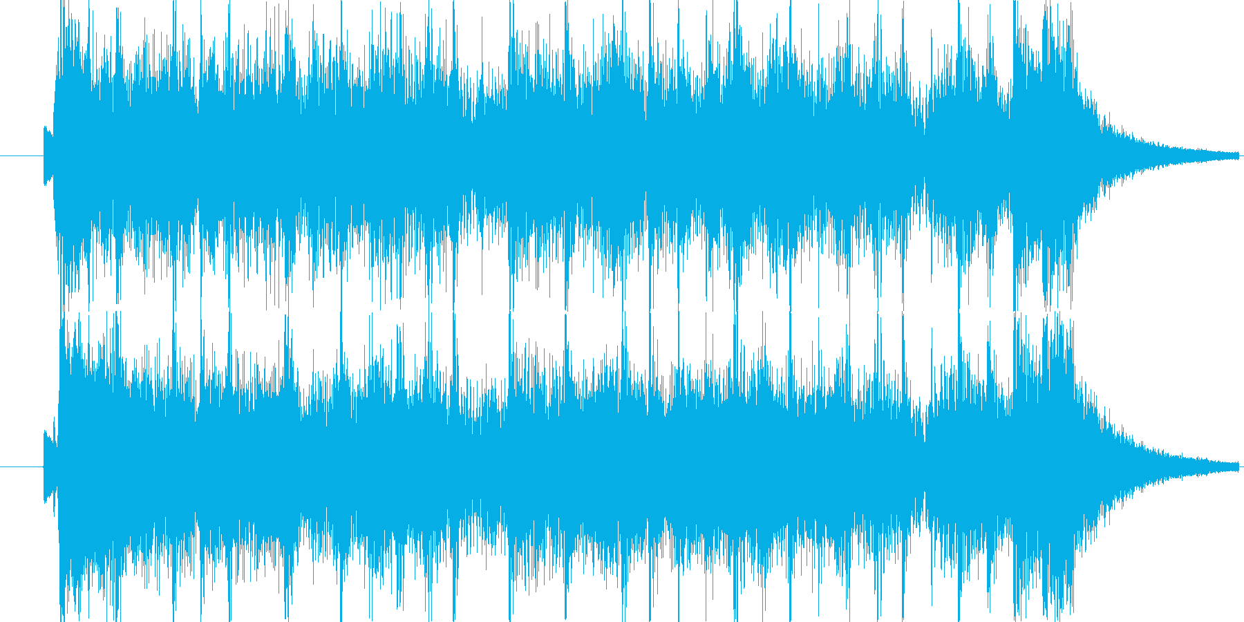 番組のエンディングをイメージして。の再生済みの波形