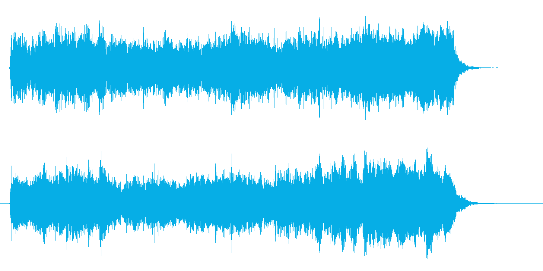 映像用BGM_ショッキングから幸せに 1の再生済みの波形