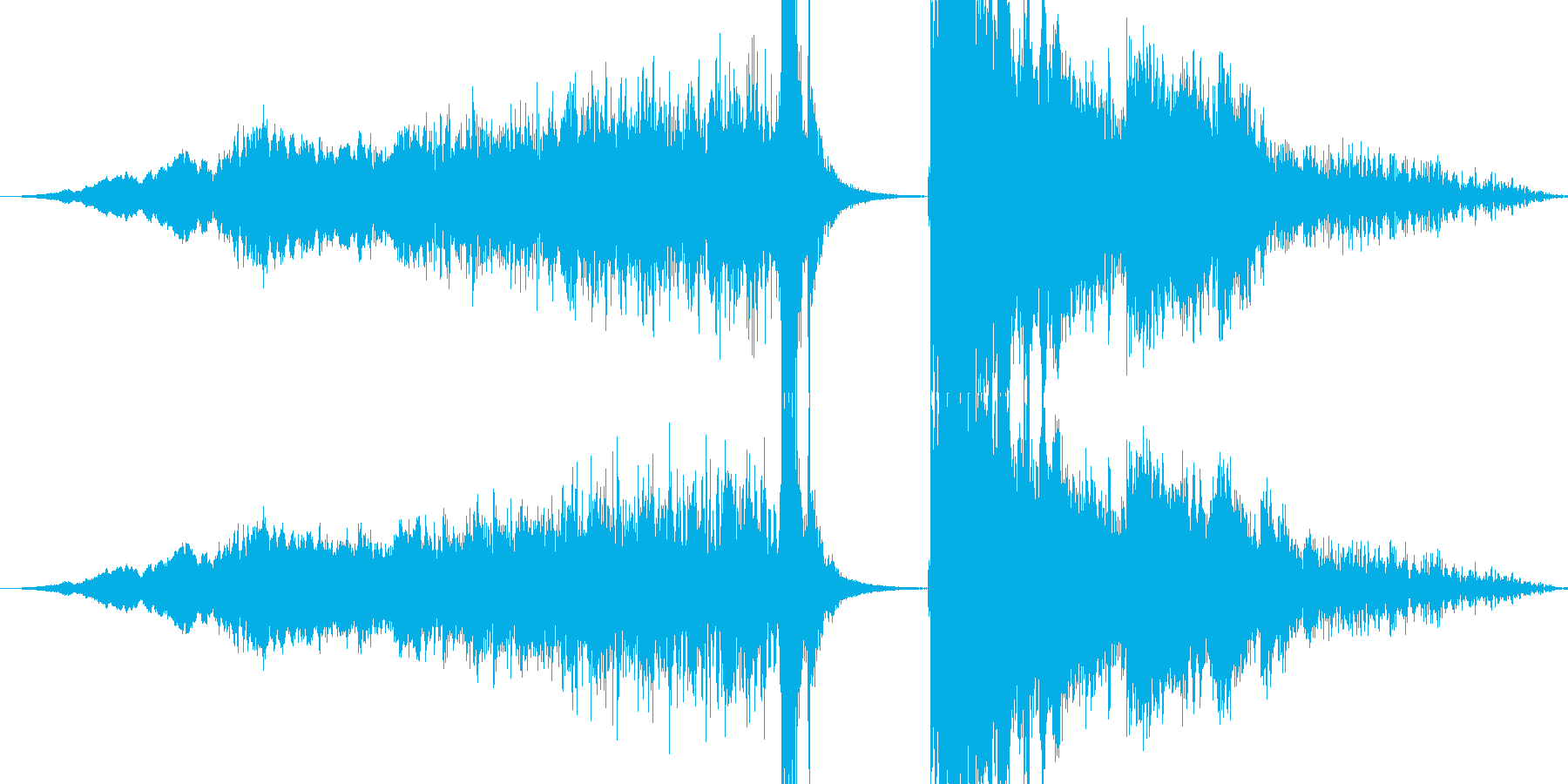 氷属性系攻撃音(キーンピシッバリーン)の再生済みの波形
