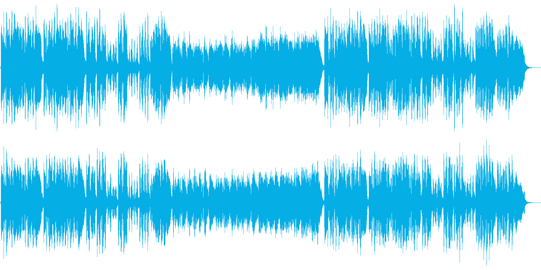 スキップしたくなるクラリネット曲の再生済みの波形