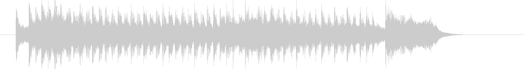 A short synth sound with a sense of speed and freshness's unreproduced waveform