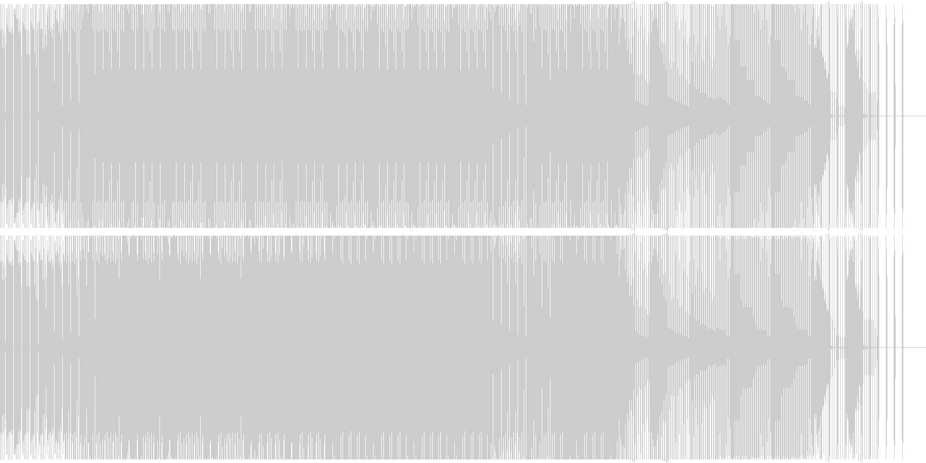 ボンゴの未再生の波形