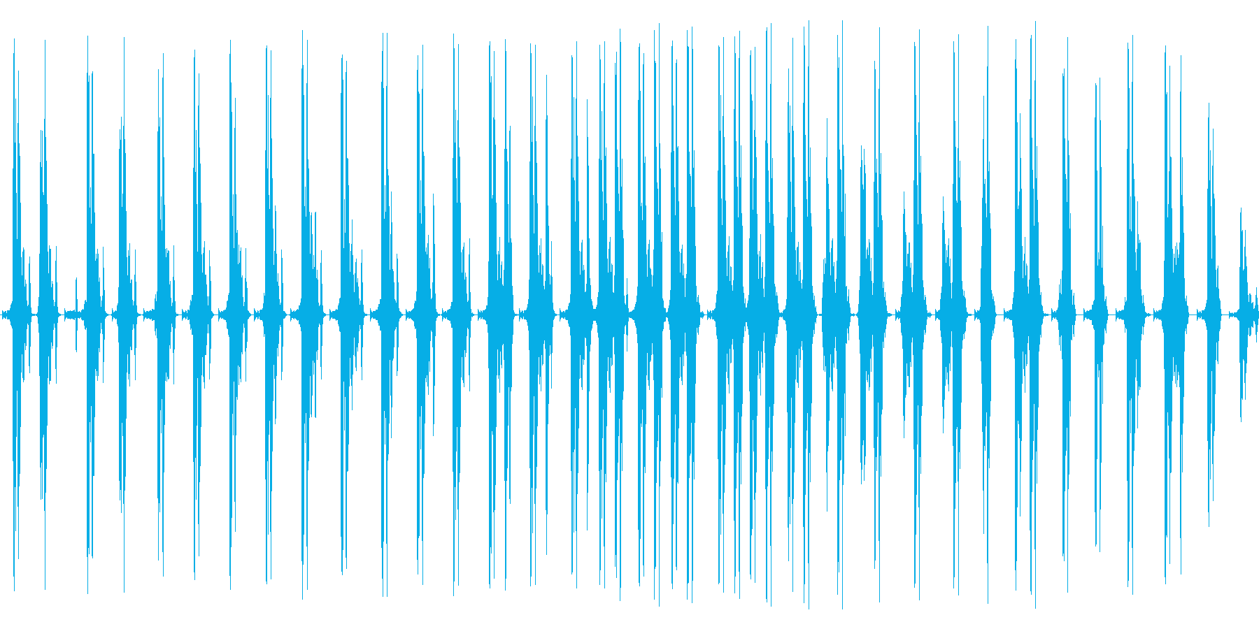 グググギリギリ。締め上げる音の再生済みの波形