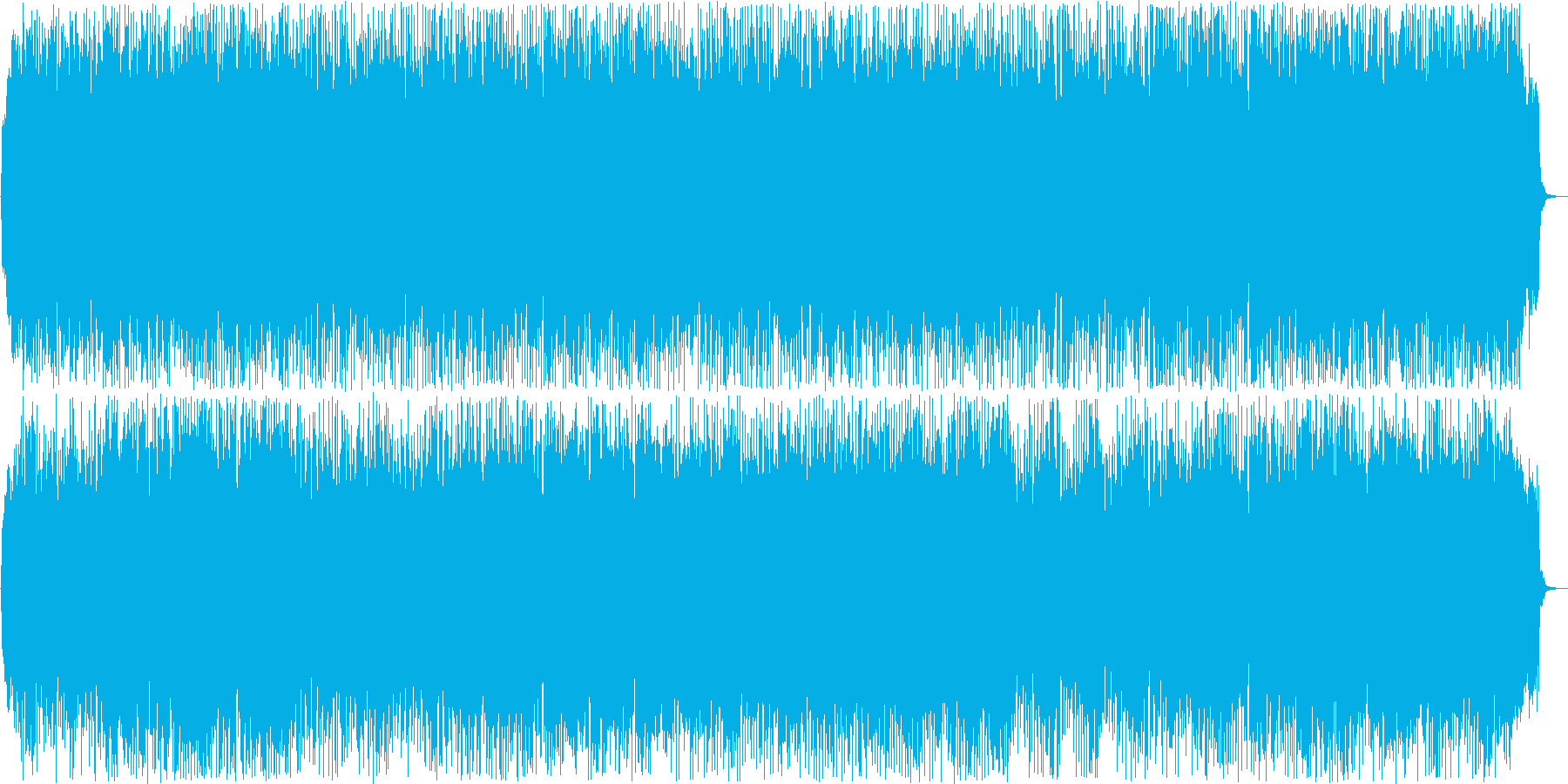 物語の始まりを告げるような明るく元気な曲の再生済みの波形