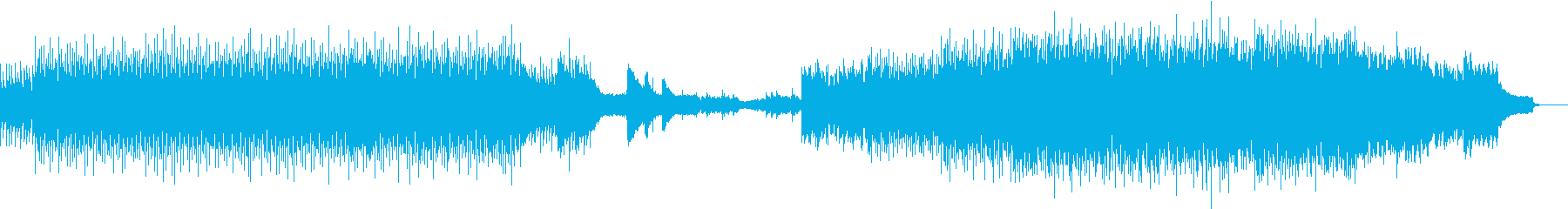 生音と機械音が奏でる爽快テクノロックの再生済みの波形