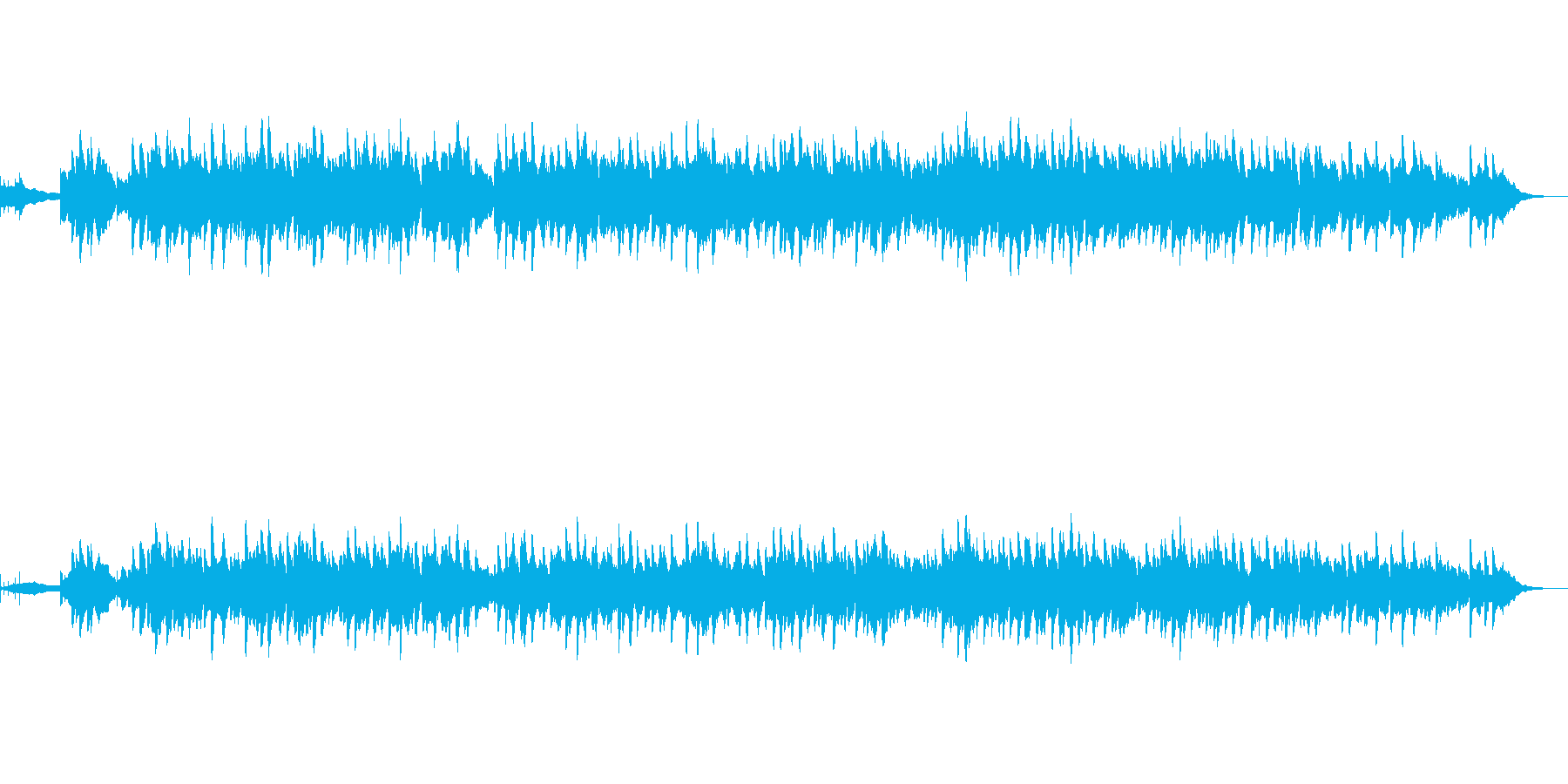 ベルから始まり下の音と絡んでゆく音響を…の再生済みの波形