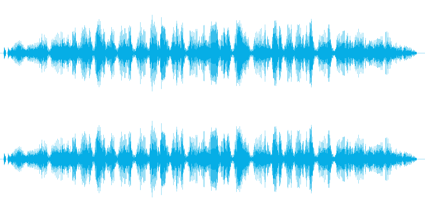 うがいの音です、(ガラガラ)の再生済みの波形