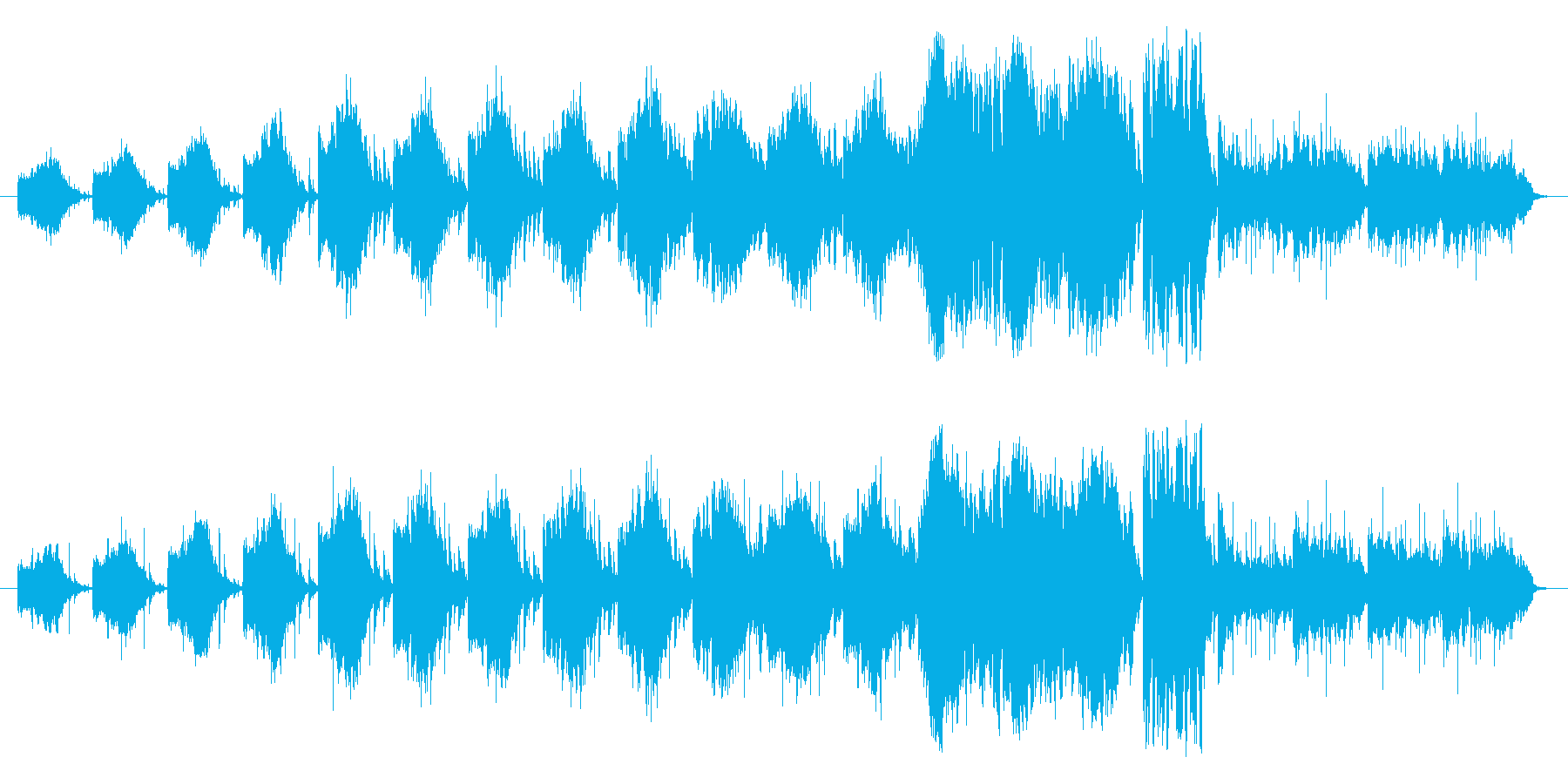 色々な音を組み合わせたリズム形を基調に…の再生済みの波形