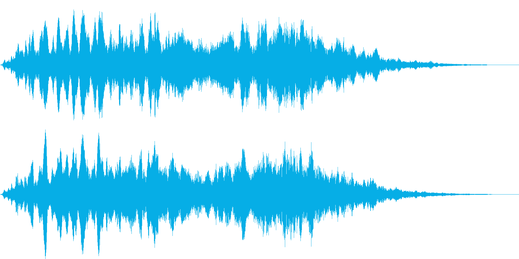 短めのシーンを演出する音です。の再生済みの波形