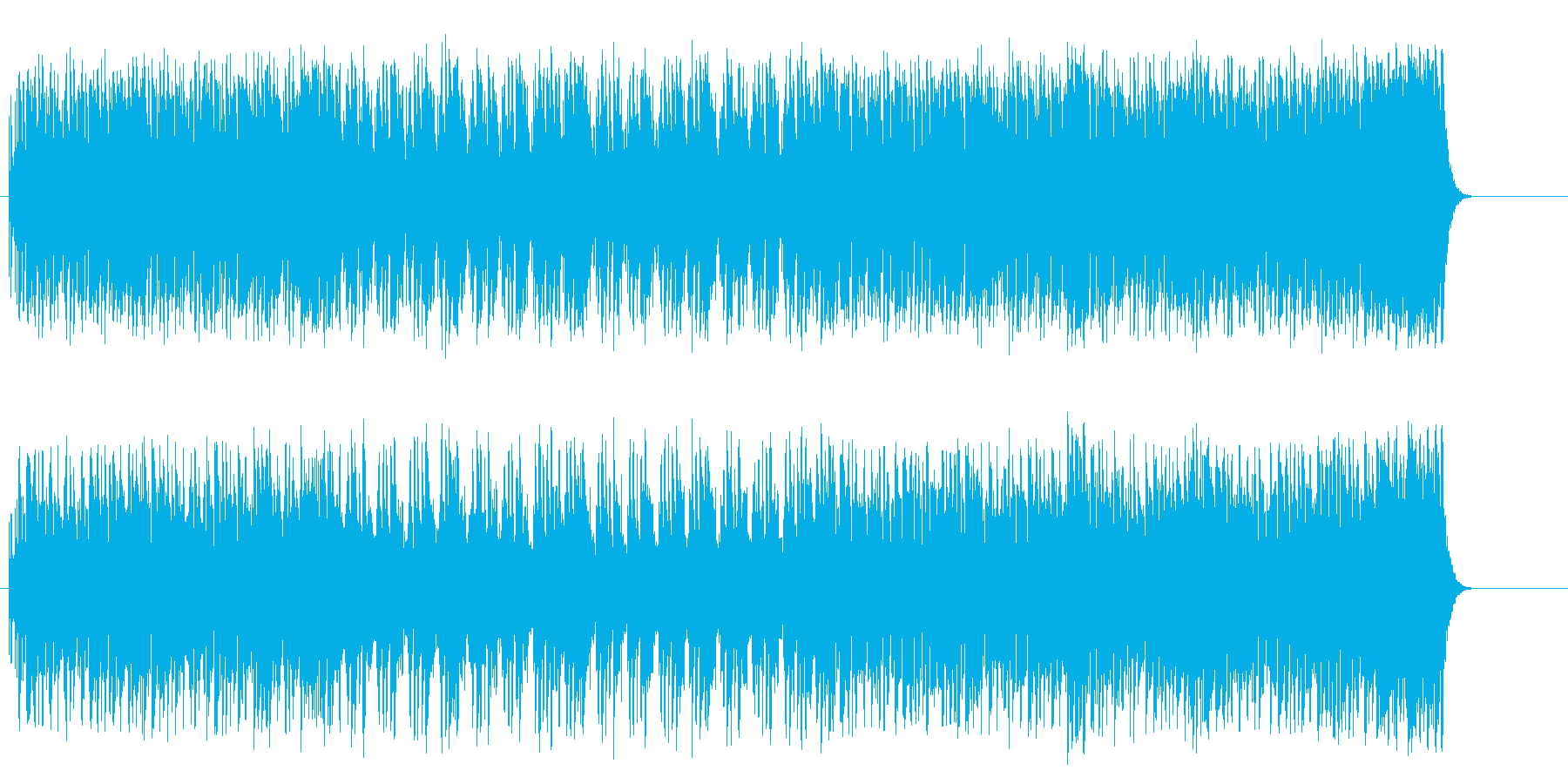 晴れやかな気持ちになるポップの再生済みの波形