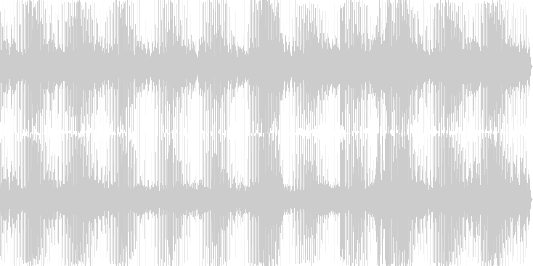 ゲーム風の音楽ですの未再生の波形