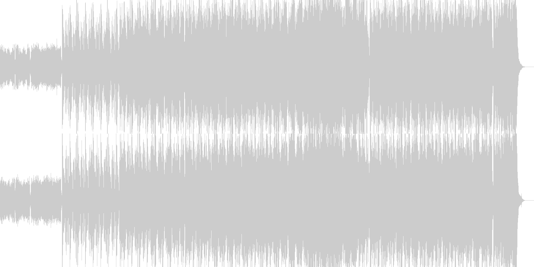 アイリッシュっぽい音楽の未再生の波形
