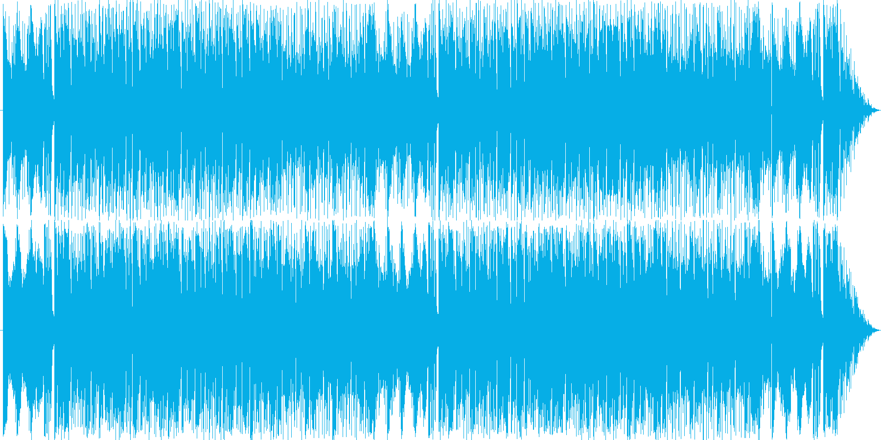 タイトルの通りフュージョン系の曲です。…の再生済みの波形