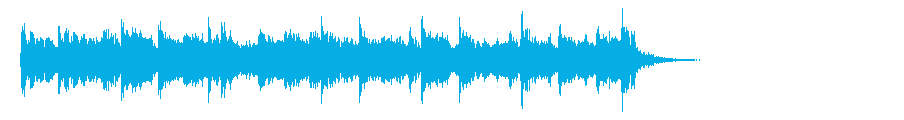 安らぎのミディアムポップ(イントロ)の再生済みの波形