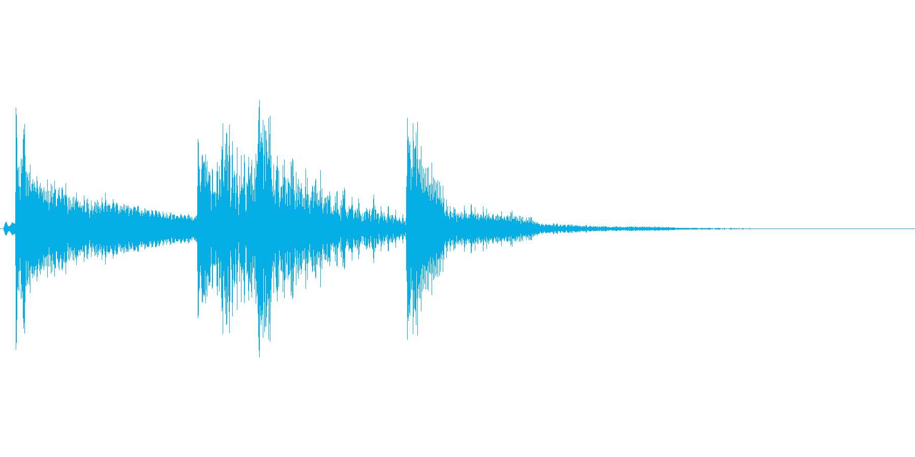 セレクト音の再生済みの波形