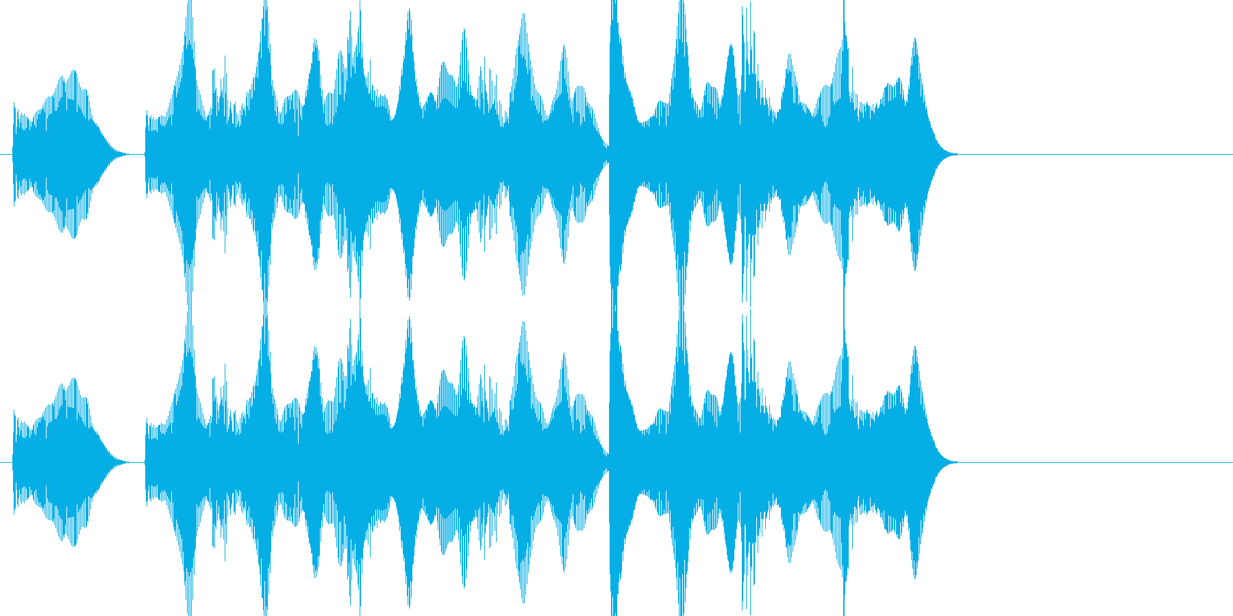 負けた時の残念な音03の再生済みの波形