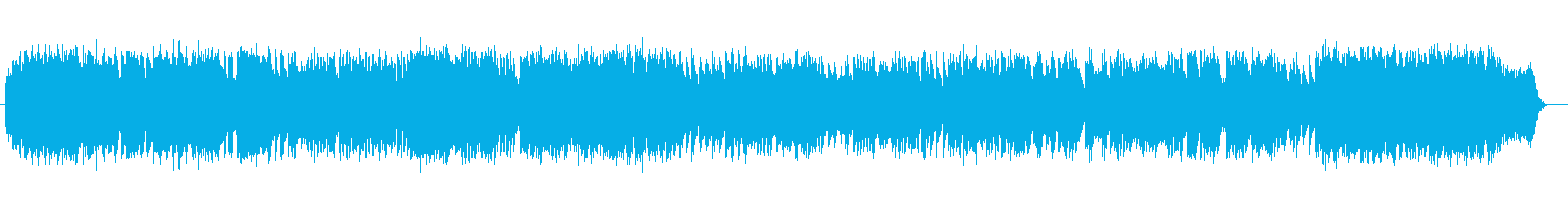 おごそかで少しホラー感のあるオルガン曲の再生済みの波形