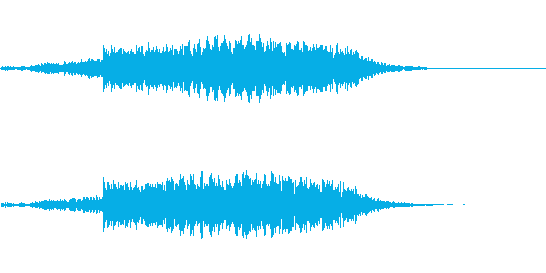 オーロラをイメージした効果音です。キラ…の再生済みの波形