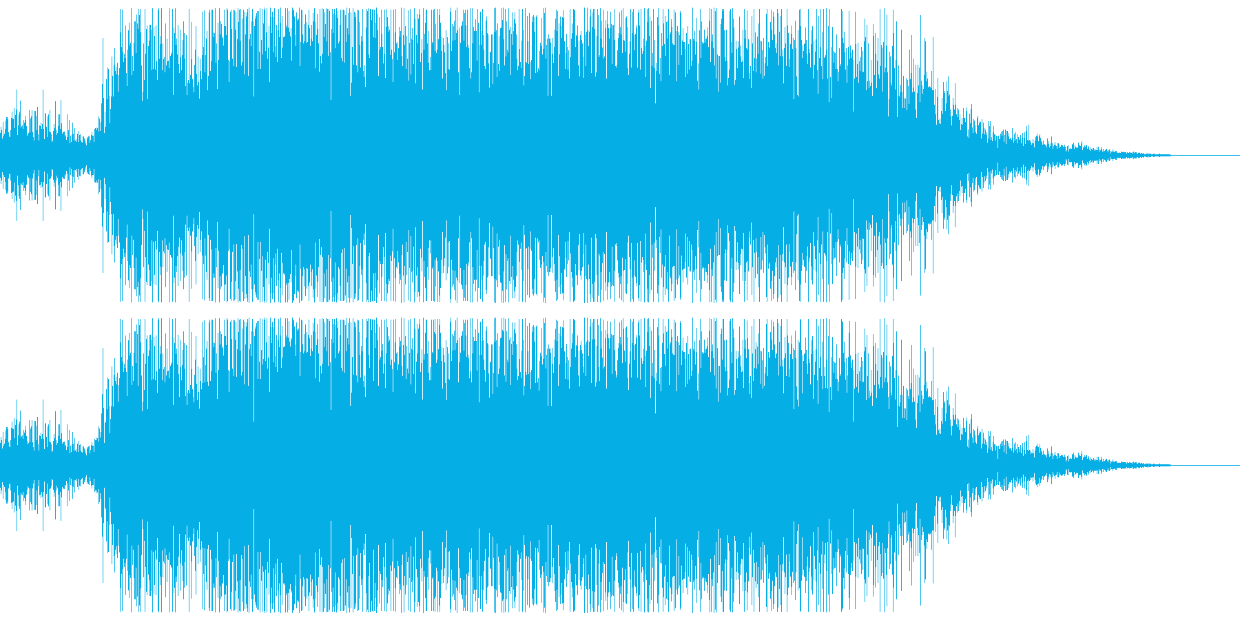 プシュー(エアー音、蒸気音)の再生済みの波形