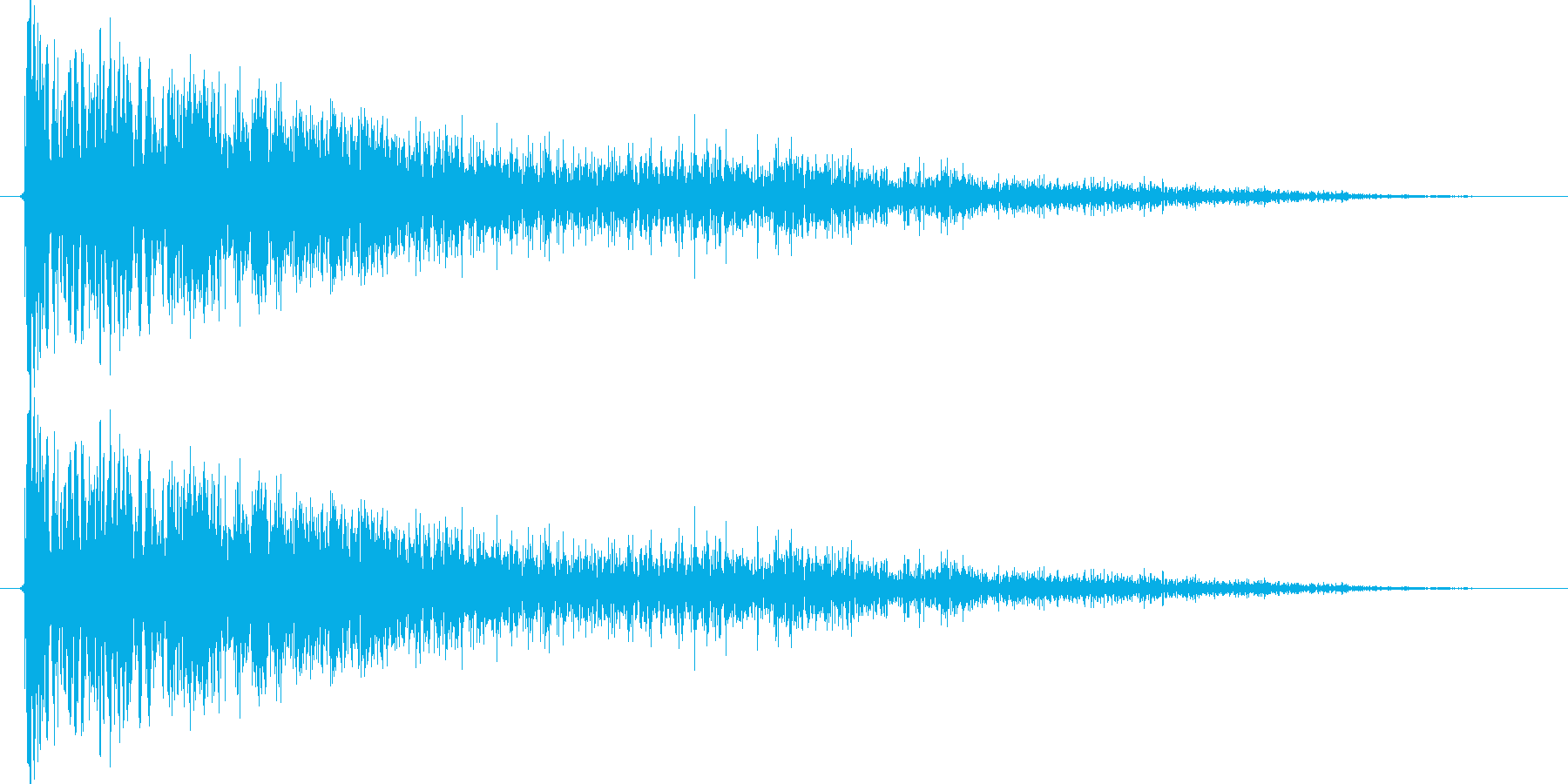 ピシューン!(レーザーガン発射音)Aの再生済みの波形