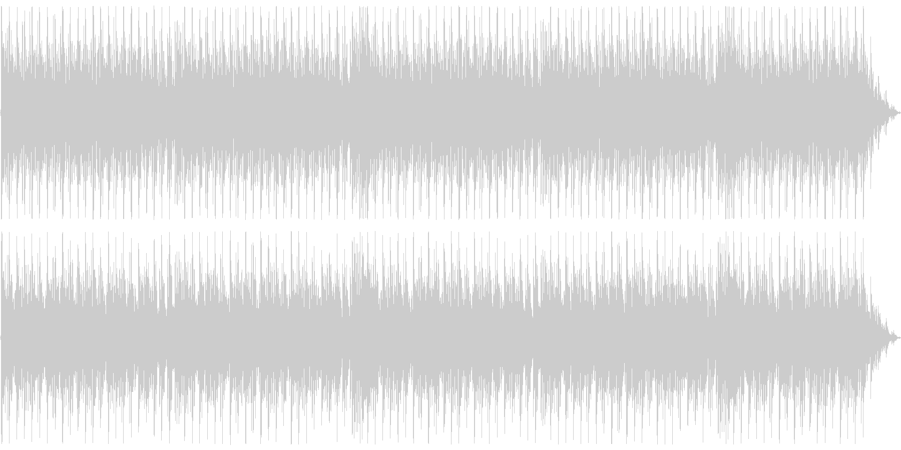 気高さと疾走感を描くクラシック曲:編集Bの未再生の波形
