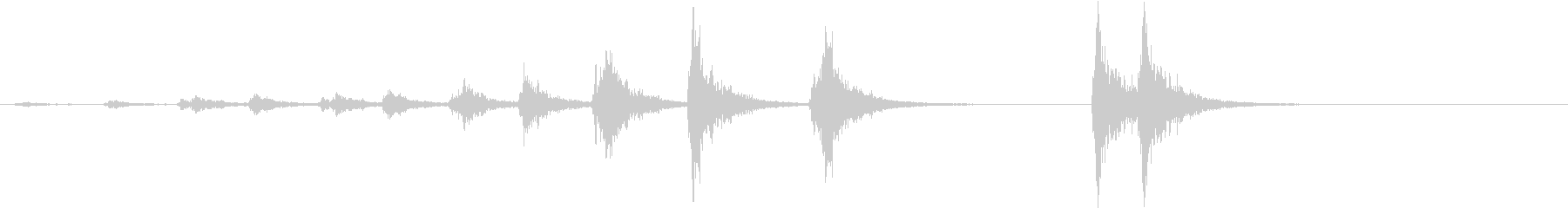 "Dododo ・ Don" Kabuki's beat beat sound's unreproduced waveform