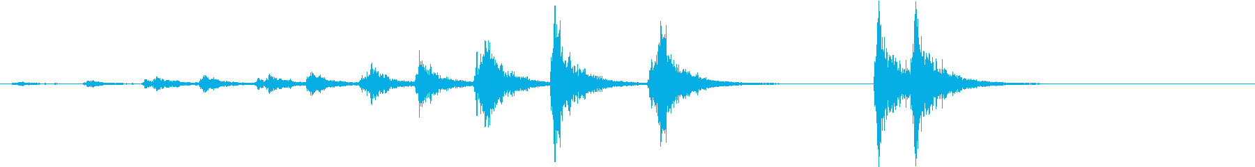 "Dododo ・ Don" Kabuki's beat beat sound's reproduced waveform