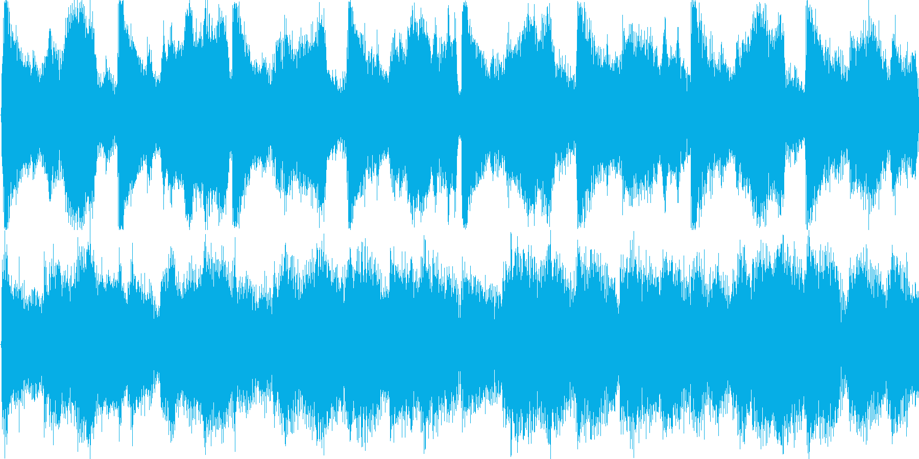 リズムと浮遊感を強調した楽曲です。の再生済みの波形