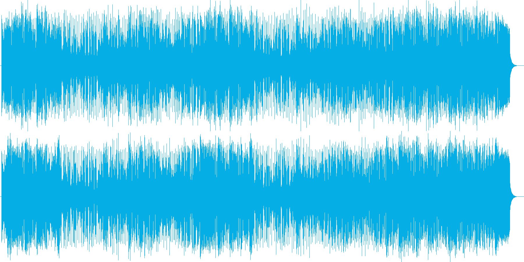 切なく感動的なストリングスポップの再生済みの波形
