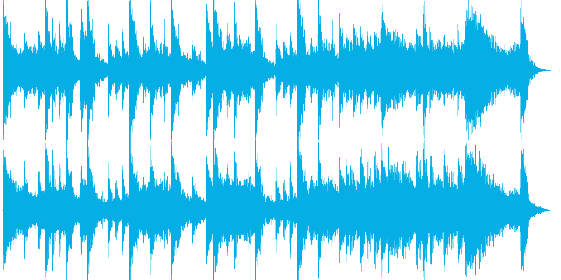 高音質♪和風出囃子ジングルインディアン風の再生済みの波形