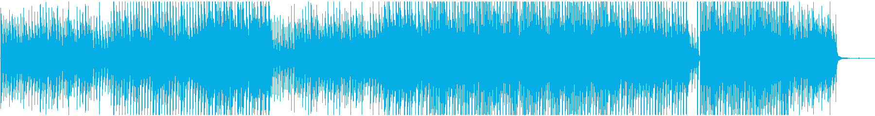 かわいい系の優しい音の再生済みの波形