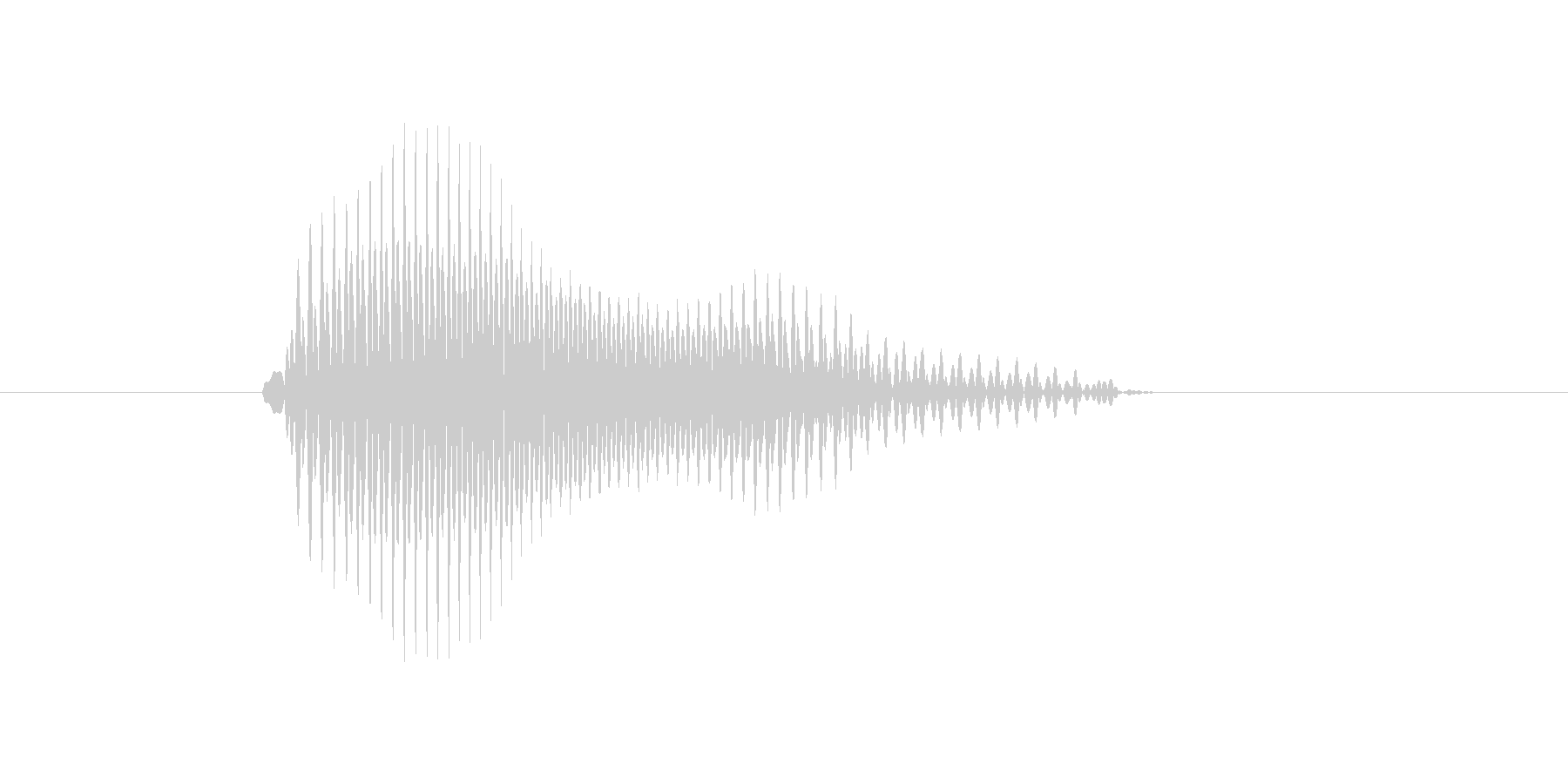 b,B,B(ビー)の未再生の波形