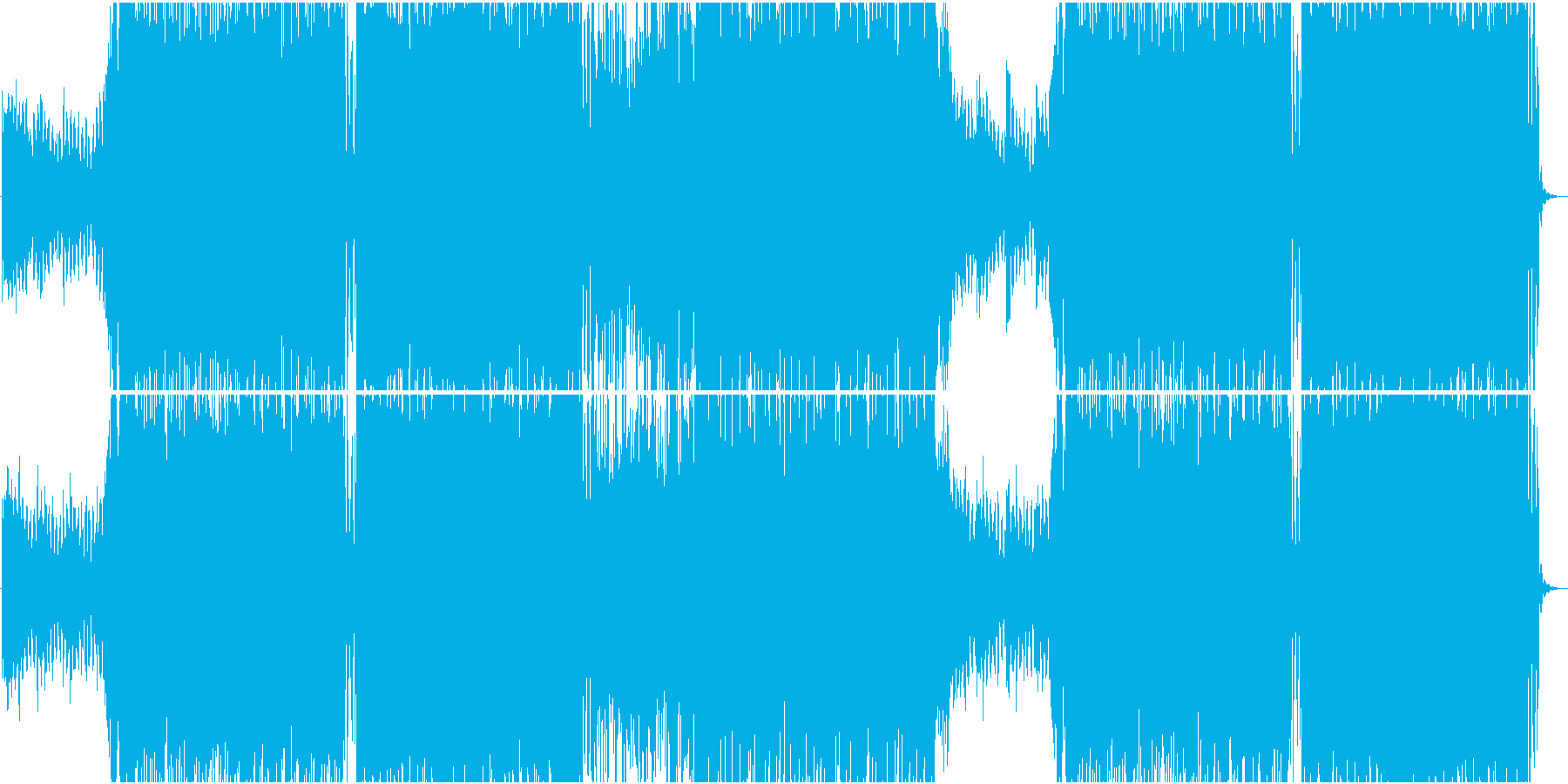 ゆったりとした明るいEDM_02の再生済みの波形