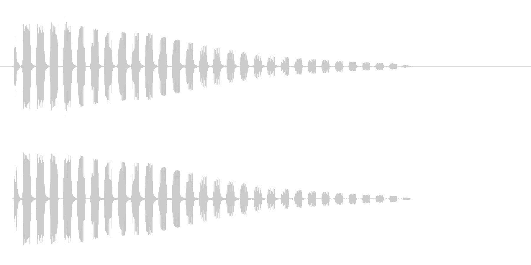 ビヨンッ (生物が跳ねる音)の未再生の波形