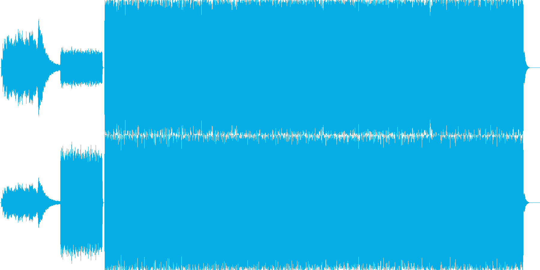 スケートのCMに使える疾走バンドサウンドの再生済みの波形