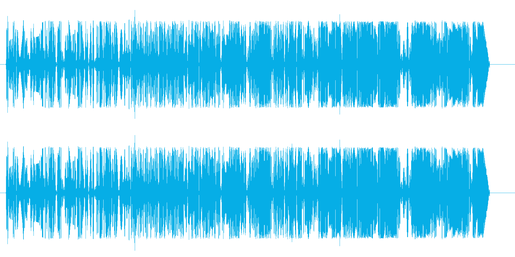 モクモク(回転系の音)の再生済みの波形