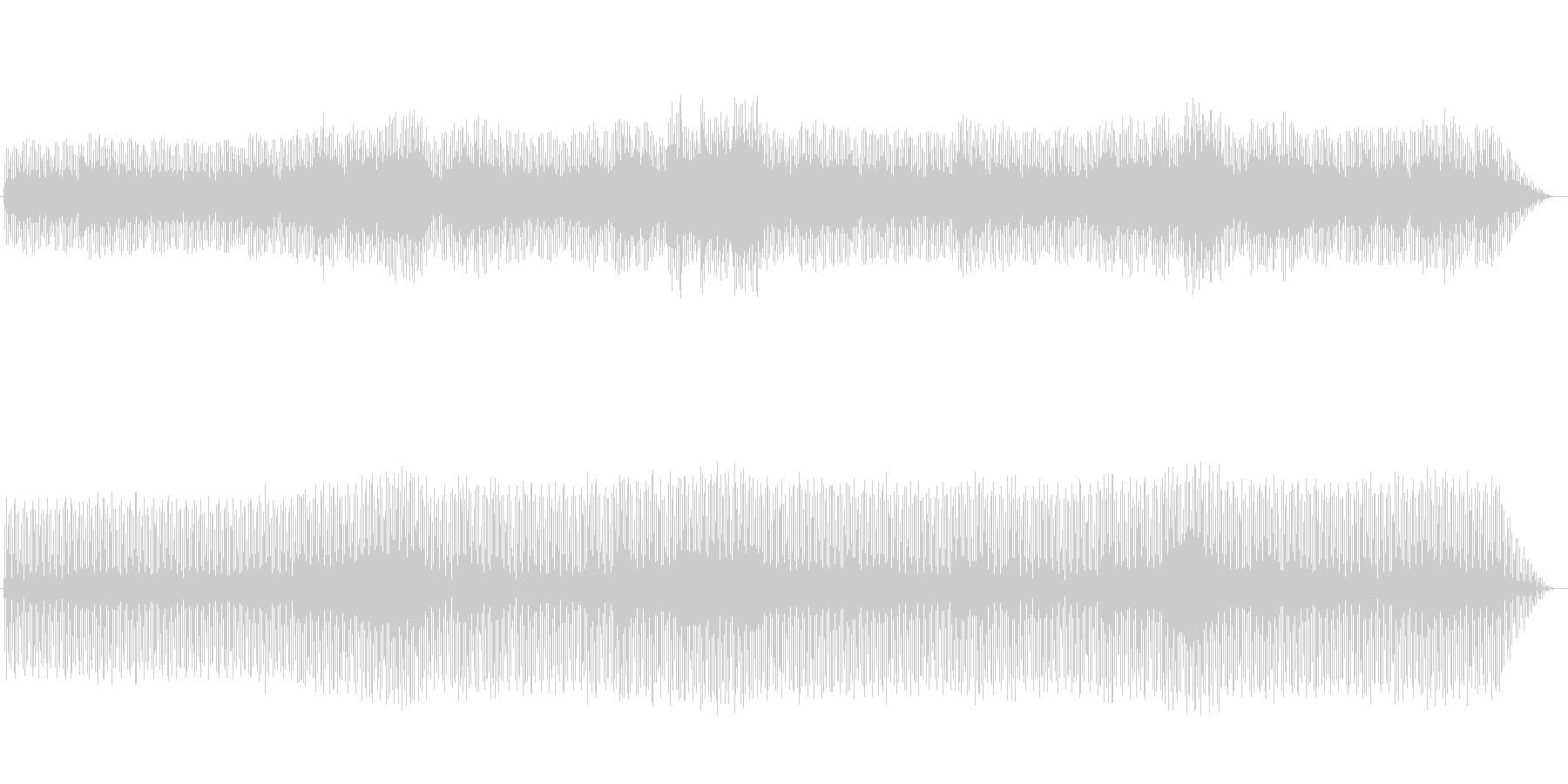 笛の音が印象的なシンセミュージックの未再生の波形