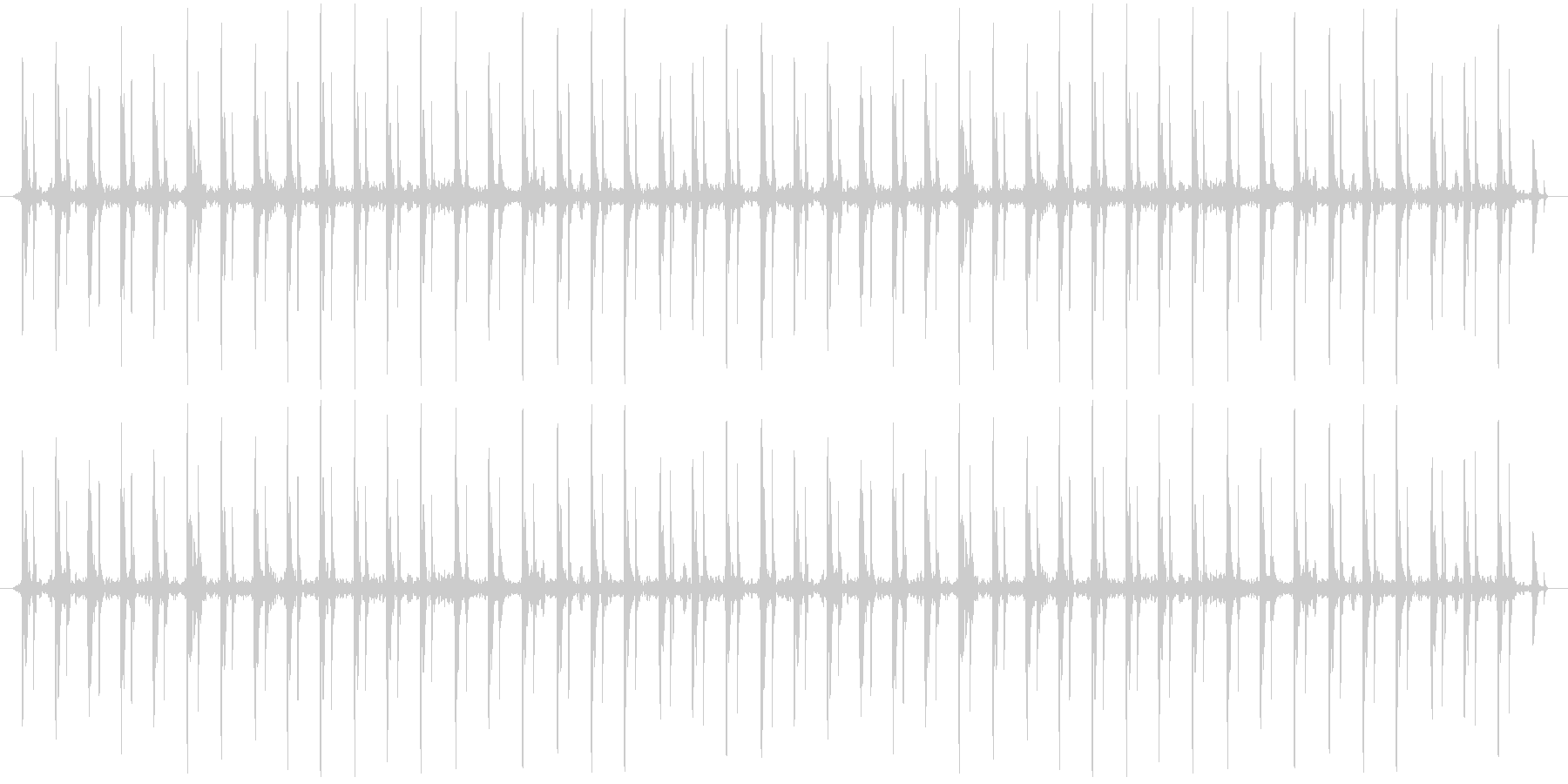 はっきりした心臓の鼓動 録音 Heartの未再生の波形