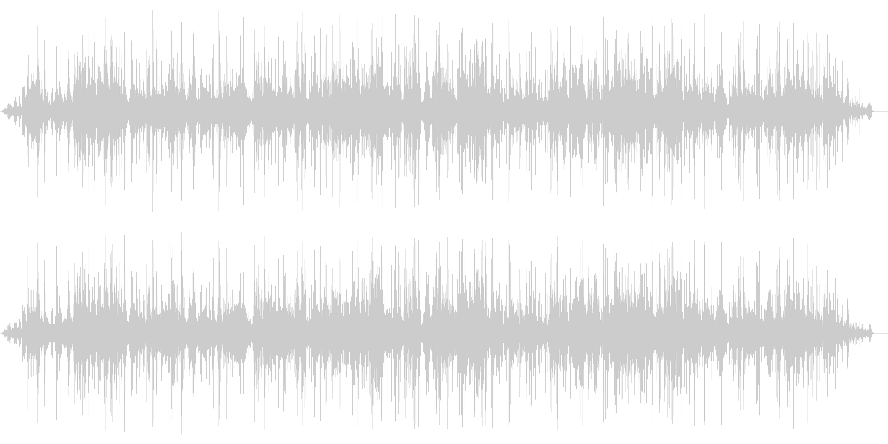 ドポドポドポ(水の音)の未再生の波形