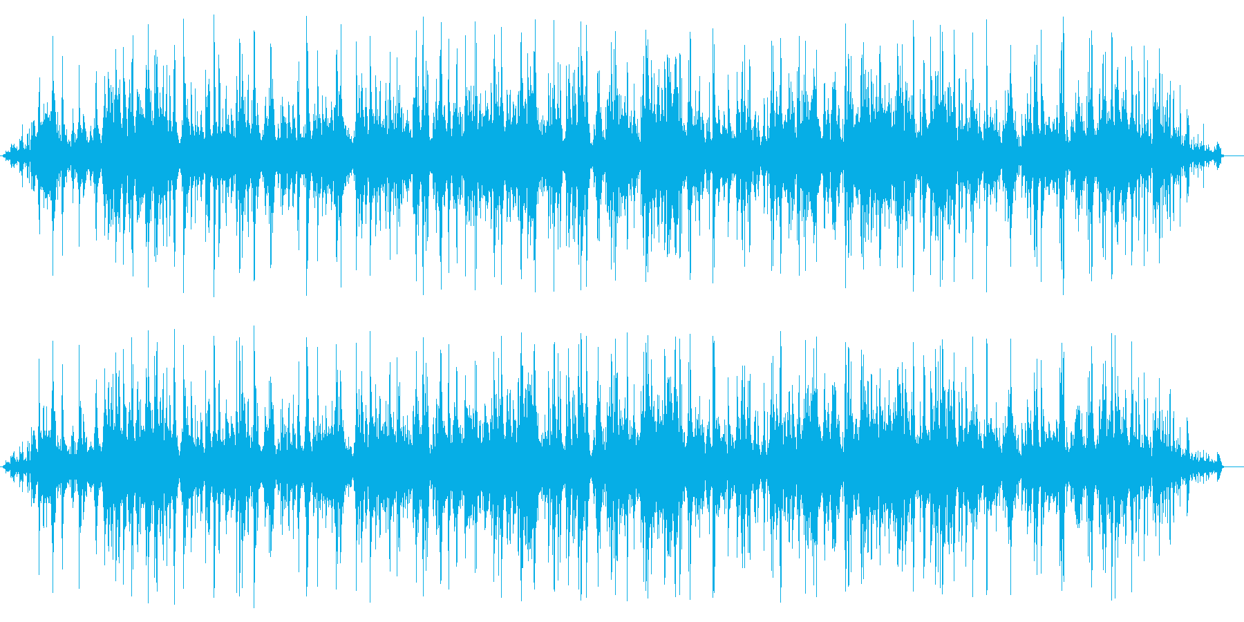 ドポドポドポ(水の音)の再生済みの波形