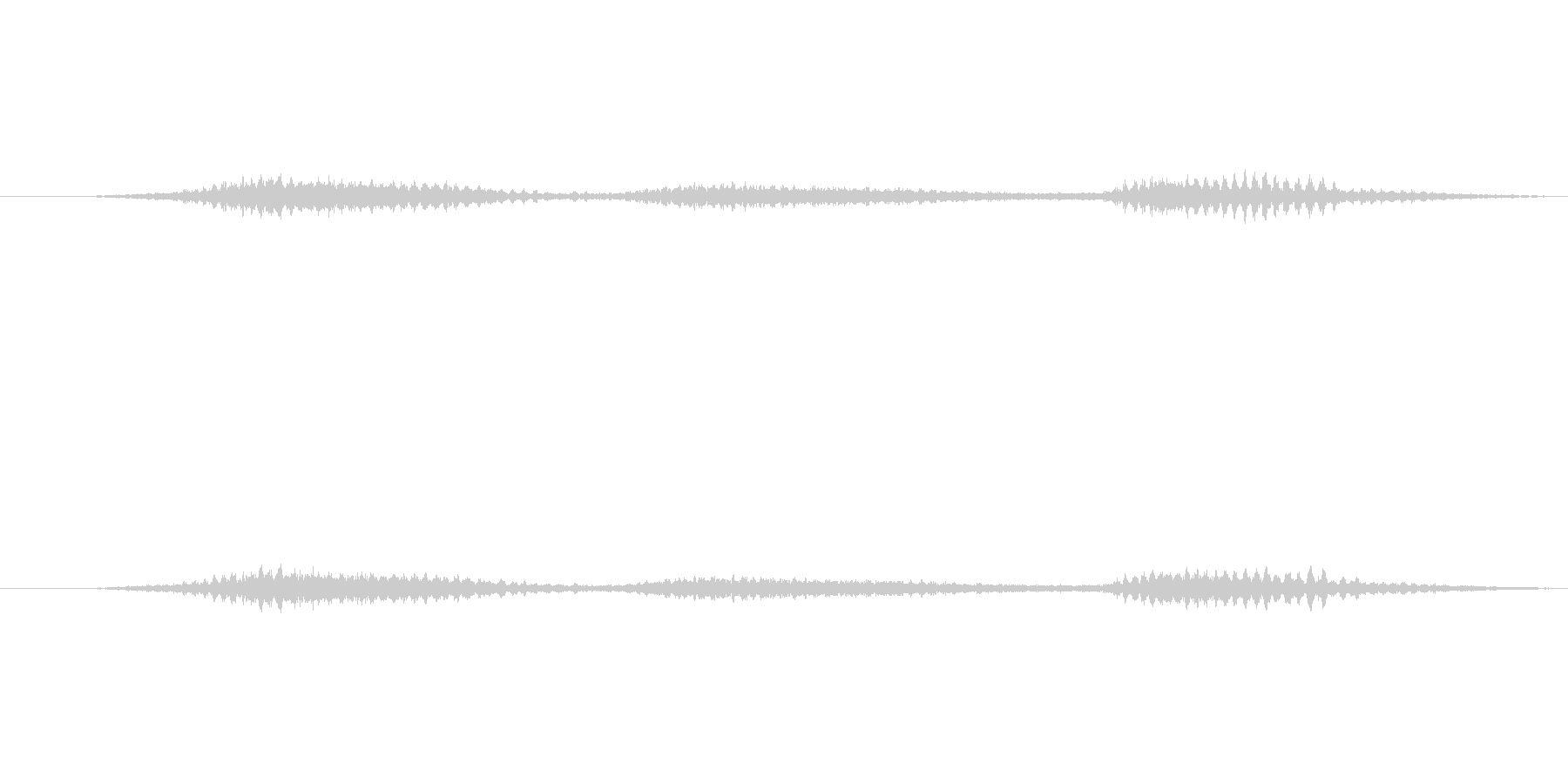 夏の夜を思わせるような音ですの未再生の波形