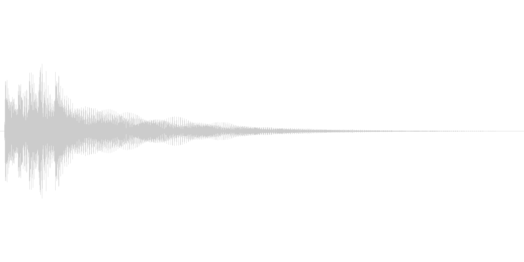 アプリのタッチ音にの未再生の波形